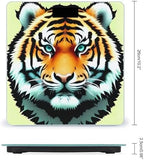 Little Fat Tiger Head Scale for Body Weight High Precision Digital Weight Scales with LCD Display Anti-Slip Sturdy Slim Tempered Glass Bathroom Scale for Home Use
