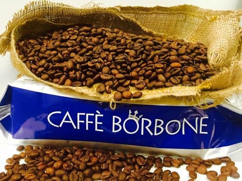 Caffè Borbone Whole Bean Coffee, Medium-Dark Roast, Blue Blend, Authentic Italian Coffee, 2.2 lb Bag (Pack of 2)