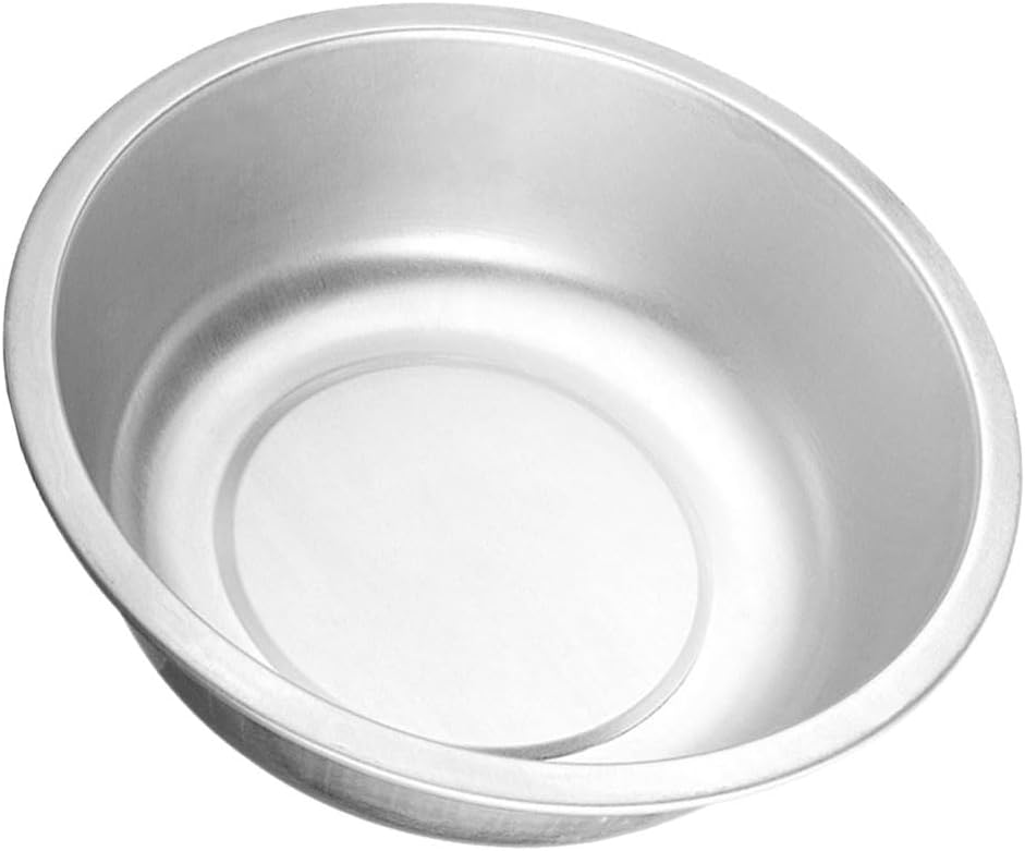Thickened Aluminum Wash Basin 11.41 Inch Large Round Kitchen Bowl for Vegetable Fruit Cleaning Food Preparation Household Use