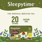 Celestial Seasonings Sleepytime Herbal Tea, Caffeine Free, 20 Tea Bags Box (Pack of 6)