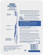 Oral-B Pulsar Vibrating Bristles Toothbrush, Medium, 4 Pack (Colors May Vary)