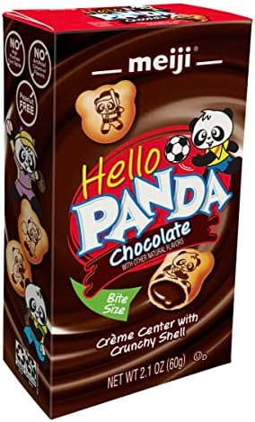 Meiji Hello Panda Cookie, Chocolate, 2.1 Ounce (Pack of 10)