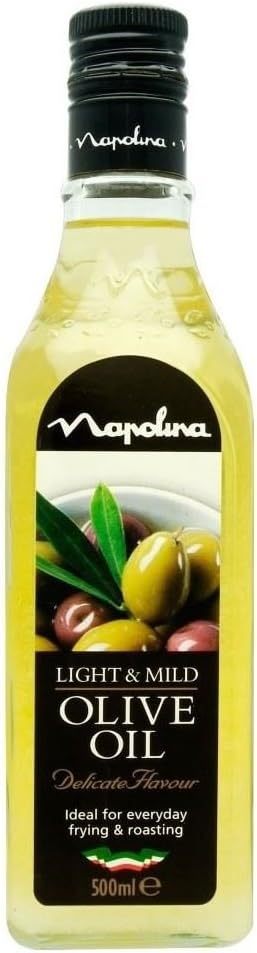 Napolina Light & Mild Olive Oil (500ml) - Pack of 6
