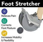 ProHeal Pink Plantar Fasciitis Relief Foot Rocker - Calf Stretcher with Spiked Ball Massager - Achilles Tendonitis Calf, Foot, Heel, and Ankle Stretcher - Lower Leg Pain Relief
