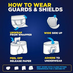 TENA Incontinence Guards for Men, Moderate Absorbency, 48 Count