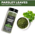 Fresh Finest Parsley Flakes Spice 3.89 oz – Dried Parsley Leaves in Jar, Non-GMO, Gluten-Free, Flavorful Herb Seasoning