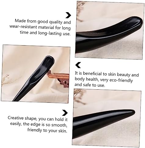 FOMIYES Lightweight Horn Massage Stick Guasha Tool for Body Scraping Acupuncture Relaxation