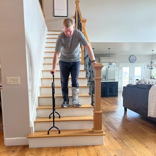 Stair Assist Cane – Less Effort Going Up, Less Impact Coming Down, Lightweight