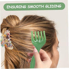 Scalp Massager Comb 2pcs Resin Scalping Tool for Head Face Neck Portable Scalp Scraper for Travel