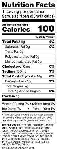 popchips - 226515 PopChips, BBQ Potato Chips, 0.8 Oz (Pack of 24)