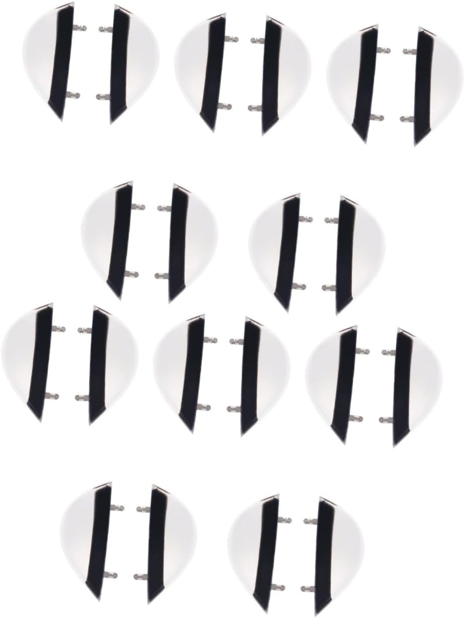 Gatuida 20pairs Non-Skid Glasses Nose Pads Easy to Install Silicone Cushion Eyewear Accessory for Everyday Use