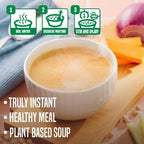 Lawasi Instant Healthy Soup – Quinoa & Vegetable Protein – 5 Packets, 3 Flavors – 15g Protein, 2g Fiber, 100 Calories – Non-GMO, Gluten-Free – Ready to Eat Superfood Meal