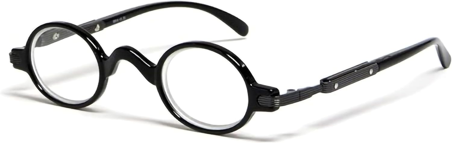 Calabria R314/R501S Round Metal Reading Glasses Men Women Professor Eyeglasses Vintage Readers Classic Stylish Retro Fashion