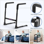 Couch Stand Assist for Elderly, Adjustable Stand Up Assist Chair Raiser, Heavy Dutystand Assist Aid with Non-Slip Handles for Seniors, 400 lbs Capacity, Black