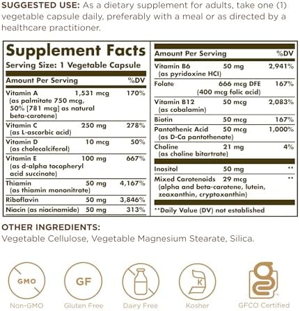Solgar - Vitamins Only Vegetable Capsules 90 Count