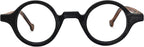 Zeelool Readers Retro Blue Light Blocking Reading Glasses for Men Women, Vintage Small Round Eyeglasses Anti UV Arale