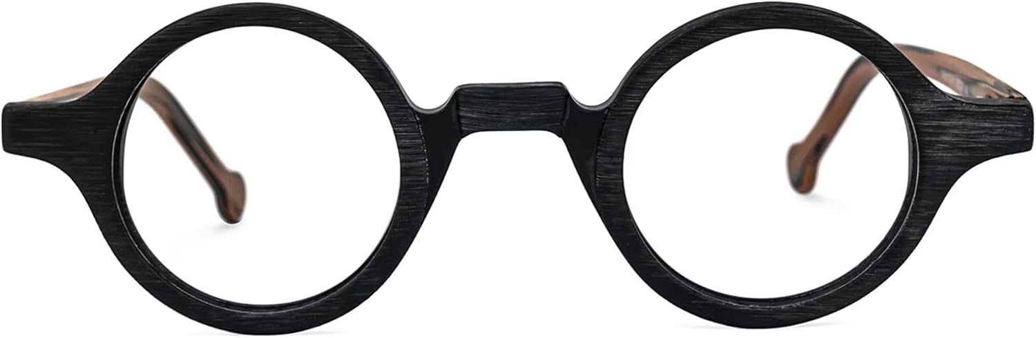Zeelool Readers Retro Blue Light Blocking Reading Glasses for Men Women, Vintage Small Round Eyeglasses Anti UV Arale