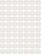 Eyeglasses Lens Template Blanks Highly Robust Scratch Extended Lifespan 65x55mm White Lens Templates Eyeglasses Lens Blanks Pattern Lens Template for Maker Len Template Blanks Eyeglasses Maker Pattern