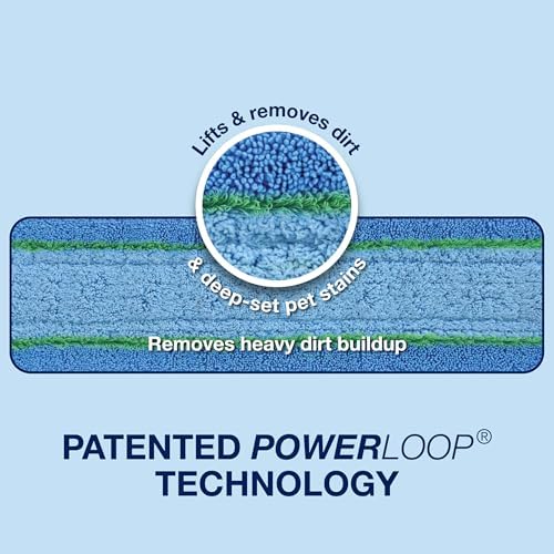 Bona Pet System Microfiber Deep Cleaning Pad for Multi-Surface Floors - Washable and Reusable - Safe on Hardwood Floors - Lifts & Removes Heavy Dirt and Pet Mess Build-up - Fits All Bona Mops