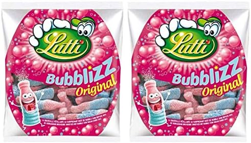 French Lutti Original Bubblizz Bubblegum 250g From France Pack of 2