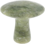 Mushroom Shaped Natural Jade Stone Hot Warmer Heater Rock Massage Stone for Home SPA Deep Tissue Muscle Relief