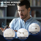 STREBITO Glasses Repair Kit, All-in-One Eyeglass Repair Kit with 16 Sizes of Screws, 12 Pairs of Nose Pads & Tweezer, Precision Screwdriver Set for Glasses, Sunglasses, Watches & Small Electronics