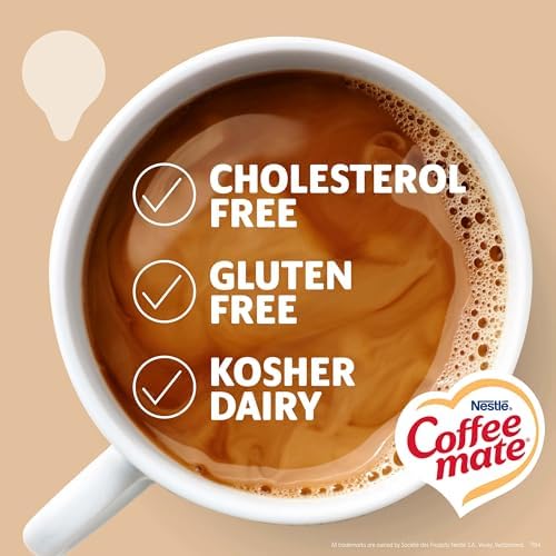 Nestle Coffee mate Coffee Creamer, Original, Liquid Creamer Singles, Non Dairy, No Refrigeration, 0.375 fl oz Tubs (Pack of 180)