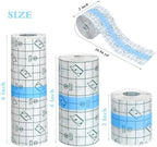 Transparent Stretch Adhesive Bandage, Waterproof Clear Film Dressing Bandages, Adhesive Bandages Shower Shield Dressing Tape for Tattoos Swimming Showering (2 Inch x 10.94 Yard)