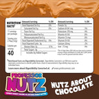 Professor Nutz Organic Peanut Butter- Low Calorie, Nut Butter, Natural Peanut Butter, Natural Fiber, Healthy Peanuts, Great source of Protein, 30 Essential Vitamins (12.41 Oz, Chocolate)