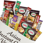 Asian Coffee Variety Sampler Set – 15 Authentic Instant Sachets from Asia | Rich 3-in-1 Blends, Espresso, Cappuccino & Macchiato – International Variety Gift Pack
