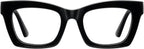 Blue Light Glasses for Woman/Men– Computer & Gaming Eyewear with Blue Light Blocking for Eye Protection, Bright Black