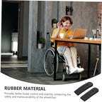 Wheelchair Brake Extension Handles Replacement Brake Handle Covers for Enhanced Control Easy Installation Mobility Aid Accessories