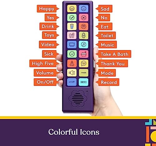 Special Supplies AAC Communication Device for Speech Therapy, Talker Buddy Communication Device for Non Verbal Kids & Adults, Talking Aids for Home or School + Travel Bag (Talker Buddy Pro)