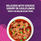 Patak's Spicy Vindaloo Simmer Sauce, Extra Curry, Made with Tomato Paste, Chile & Spices, Gluten-Free & Vegan Indian, Perfect for Chicken, Lamb & Vegetables, 15 oz Jar, 3-Pack