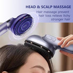 Electric Scalp Massage Brush with Spray Function, Portable Vibrating Scalp Massager Tool,Deep Brush Head Massager for Relaxing Muscles,Nourishes Hair
