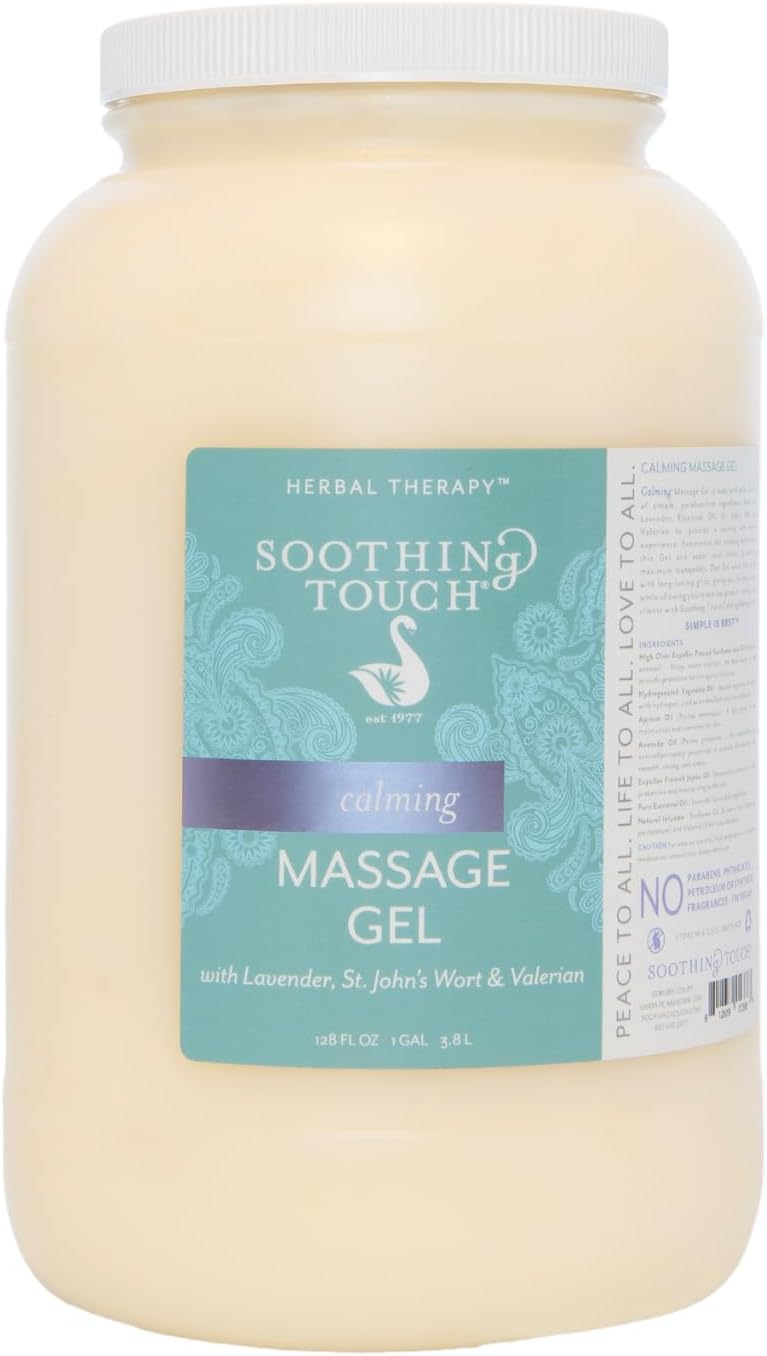 Soothing Touch Calming Massage Gel, Lavender, 128 Ounce