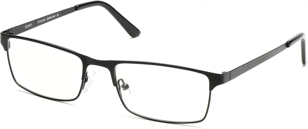 JOO'RTI Blue light glasses for men, Metal Frame Gaming Computer Glasses Fake Glasses