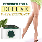 Clean + Easy Deluxe Wax Warmer – Thermostatically Controlled Hair Removal Wax Heater for Salon & Home Use, with No-Mess Scraper Bar, 120V