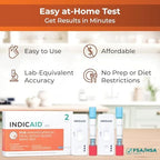 INDICAID Immunochemical Fecal Occult Blood Test (iFOB), FIT Colon Test, Accurate and Easy at Home, No Prep Required (2 Pack)