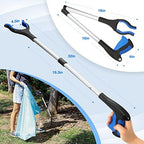 2-Pack Grabber Tool, 32" Long Reacher Grabber Pickup Tool with Magnetic Tip, Trash Picker for Elderly Grab It Reaching Tool, Garbage Picker Upper, Litter Pick Up Grab Tool