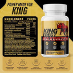 King Erect Maximizer - Enlargement Pills for Men - Fast Acting Blood Flow Support & Circulation Support - Supplement for Intimacy, Girth, Size, Stamina Loss - 60 Tablets for Male Vitality