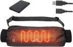 Electric Heated Hand Warmer Pouch, Glove with 10000 mAh Battery. Double Sided Heating Areas- USB Heated Hand Muff Ideal for Football, Hunting,Fishing,Camping, Golf, Other Outdoor Sports