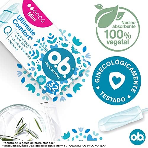 o.b. ProComfort Mini Tampons, 1 X 32 Units