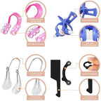 5 Pieces Nose up Lifting Clips Silicone Wide Nose Shaper Bridge Slimming Clips No Pain Beauty Straightening Tools for Women