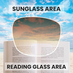 Yogo Vision Bifocal Reading Sunglasses Men Women Classic Retro UV400 Sun Readers Lightweight Outdoor Eyewear