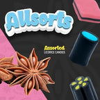 Wiley Wallaby 8 Ounce Allsorts Gourmet Australian Style Soft & Chewy Assorted Licorice Candy (1 Pack)