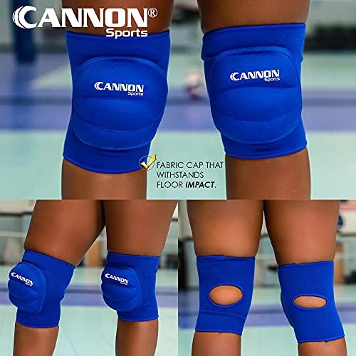 Cannon Sports Pro Volleyball Knee Pads – Thick Padded Sponge for Extra Support – Breathable Anti-slip Collision Avoidance Pro Knee Pads – Volleyball, Wrestling, Working & More