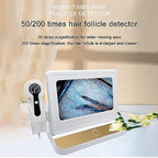 10 Inch LCD Scalp Detector Digital Hair Skin Analyzer Microscope for Hair Follicle Testing and Skin Analysis Magnifier