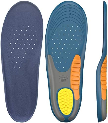 Dr. Scholl's Heavy Duty Support Pain Relief Orthotics, Designed for Men Over 200lbs with Technology to Distribute Weight and Absorb Shock with Every Step (for Men's 8-14) (Pack of 12)