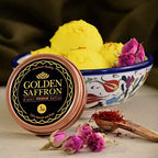 Golden Saffron, Finest Pure Premium All Red Saffron Threads, Grade A+ Super Negin, Non-GMO Verified. For Tea, Paella, Rice, Desserts, Golden Milk and Risotto (3.0 Grams)